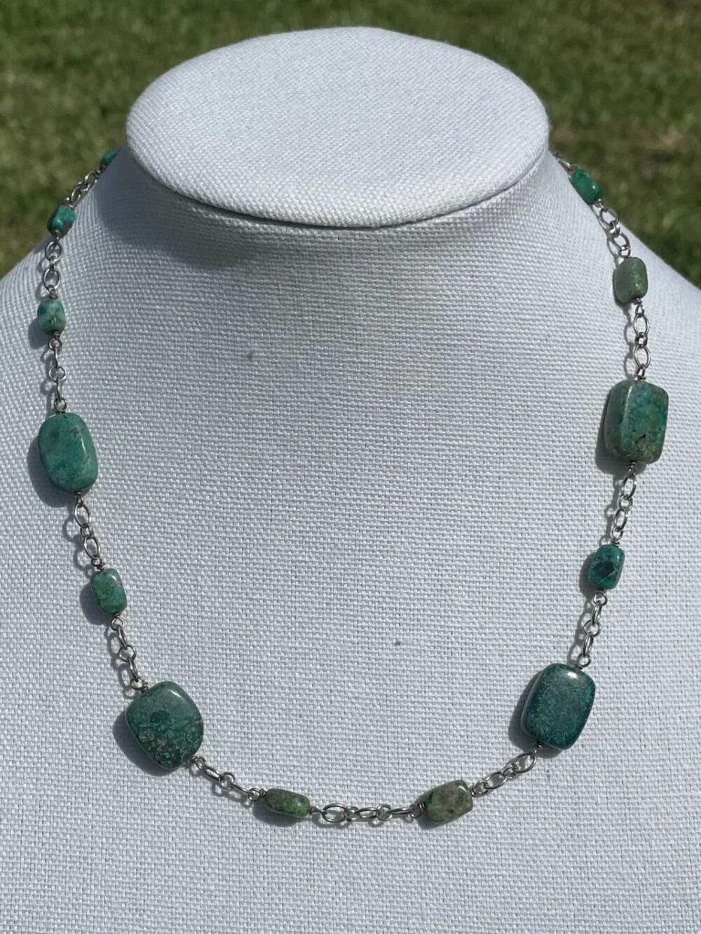 Turquoise 925 Sterling Silver Necklace